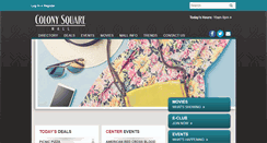 Desktop Screenshot of colonysquaremall.com